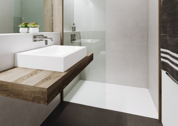 Kaldewei Conoflat - Sprchová vanička 1800x800 mm, Perl-Effekt + AntiSlip, alpská bílá 468230003001