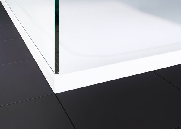 Kaldewei Conoflat - Sprchová vanička 1800x800 mm, Perl-Effekt + AntiSlip, alpská bílá 468230003001