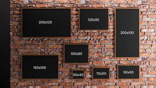 Allboards tabule černá křídová v dřevěném rámu 120x60 cm, TB126