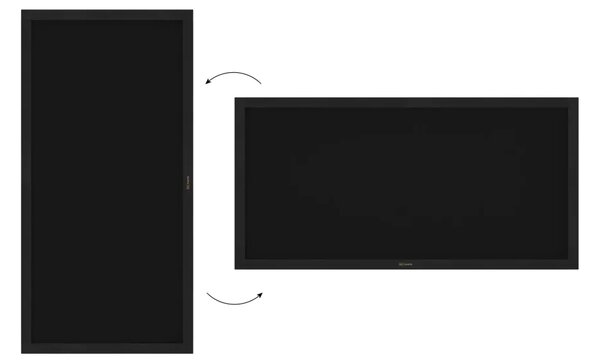 Černá křídová tabule 120×60 cm – ČERNÝ lakovaný dřevěný rám + DAREK, TB126BK