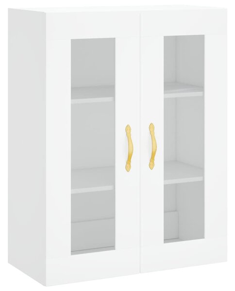 Skříň highboard bílá 69,5 x 34 x 180 cm kompozitní dřevo 3198641