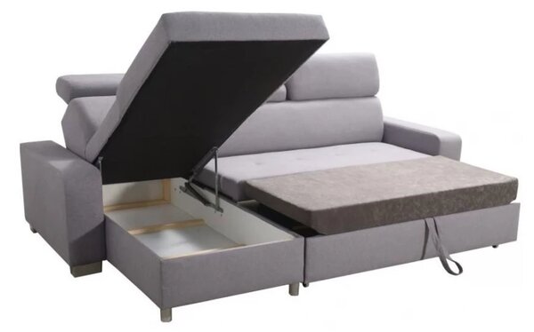 Sedací souprava Milo Mini, levá, šedá (gobi 13)