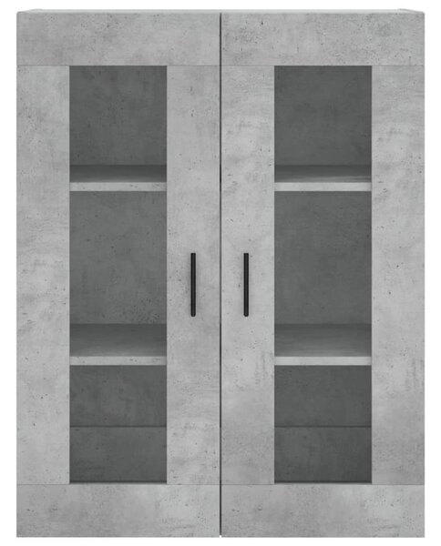 Skříň highboard betonově šedá 69,5x34x180 cm kompozitní dřevo 3198677