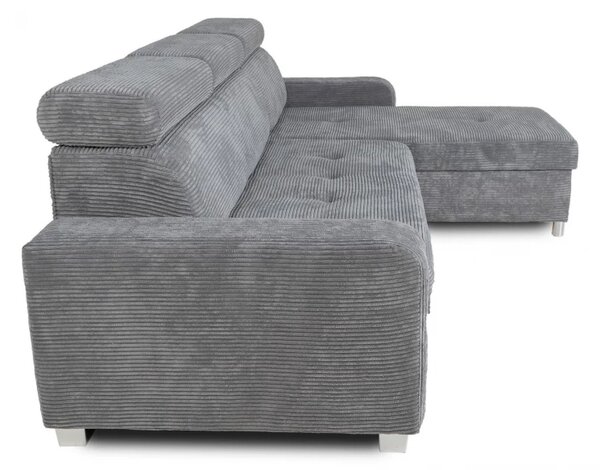 Sedací souprava Milo Mini, levá, šedá (gobi 13)