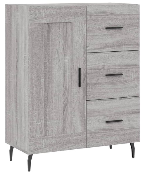 Skříň highboard šedá sonoma 69,5 x 34 x 180 cm kompozitní dřevo 3198679
