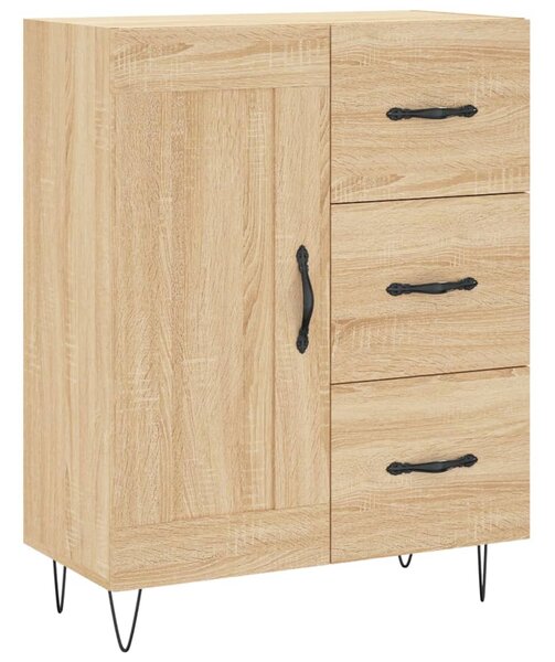 Skříň highboard dub sonoma 69,5 x 34 x 180 cm kompozitní dřevo 3198692