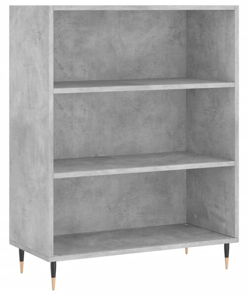 Skříň highboard betonově šedá 69,5x34x180 cm kompozitní dřevo 3198709