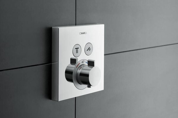 Hansgrohe ShowerSelect termostat pod omítku pro 2 spotřebiče, chrom 15763000