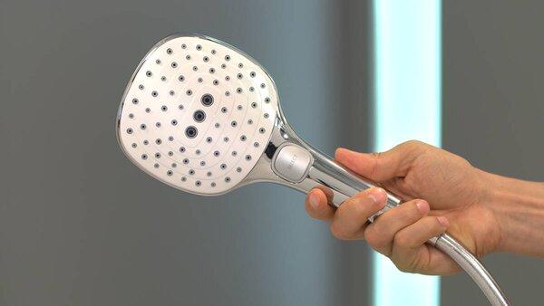 Hansgrohe Raindance Select E ruční sprcha 120 3jet EcoSmart, bílá/chrom 26521400