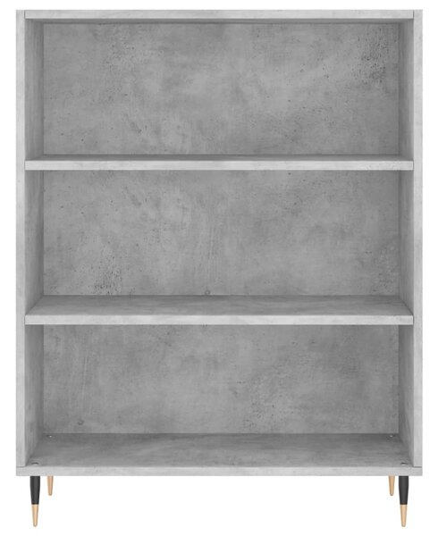 Skříň highboard betonově šedá 69,5x34x180 cm kompozitní dřevo 3200053