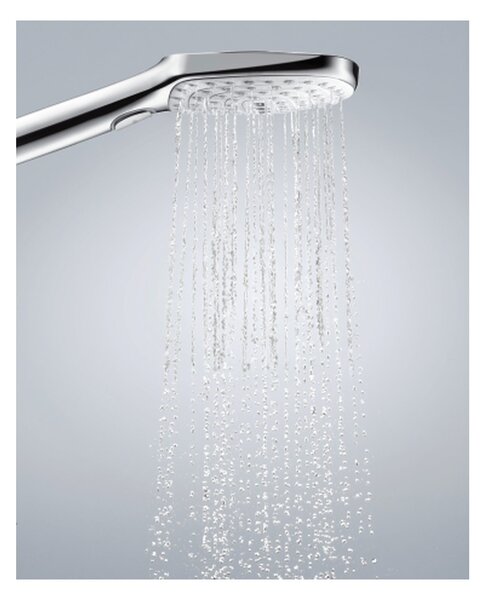 Hansgrohe Raindance Select E ruční sprcha 120 3jet EcoSmart, bílá/chrom 26521400