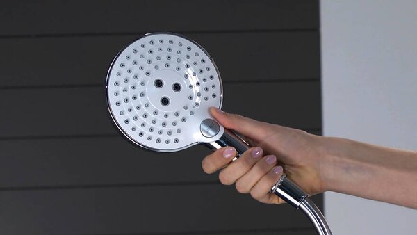 Hansgrohe Raindance Select S Ruční sprcha 120 3jet EcoSmart, bílá/chrom 26531400