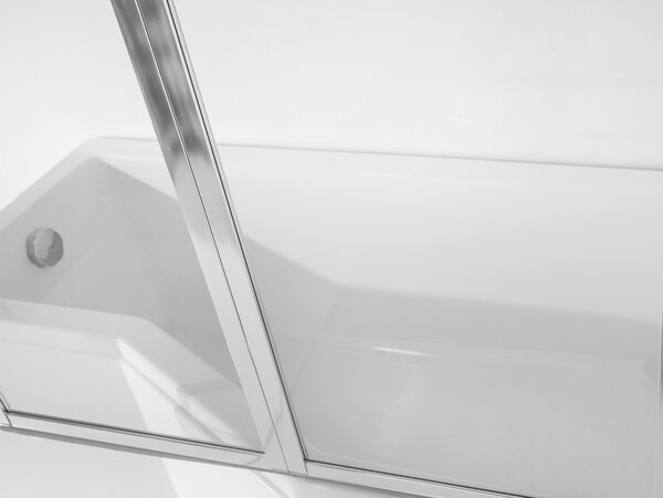 Besco Vanová zástěna AMBITION PREMIUM 3 130140 (130x140 cm | Transparent)