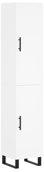 Skříň highboard bílá 34,5 x 34 x 180 cm kompozitní dřevo 3198809