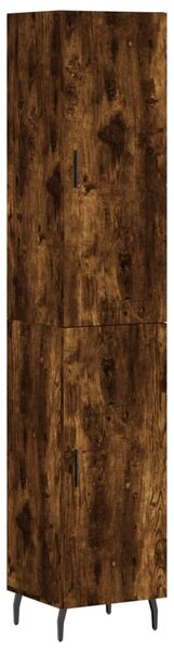 Skříň highboard kouřový dub 34,5 x 34 x 180 cm kompozitní dřevo 3198806