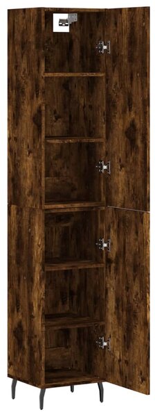 Skříň highboard kouřový dub 34,5 x 34 x 180 cm kompozitní dřevo 3198806