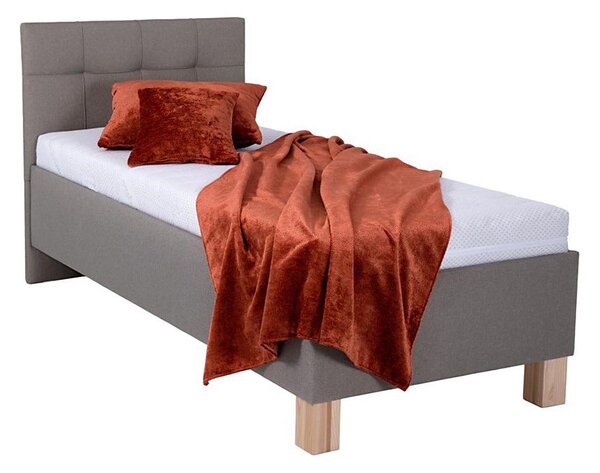 Čalouněná postel s úložným prostorem bez matrace MARIA ONE 90x200 cm taupe
