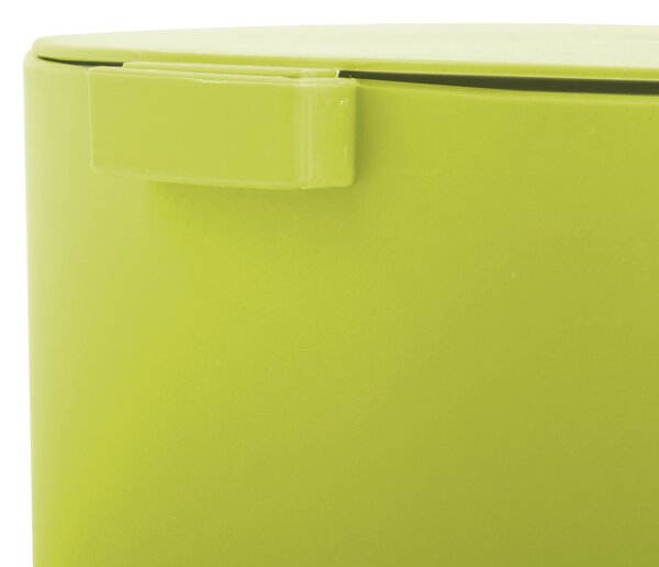 MSV pedálový odpadkový koš OSAKI, pistáciově zelený, plast, 3 L