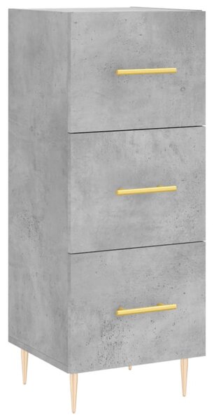 Skříň highboard betonově šedá 34,5x34x180 cm kompozitní dřevo 3198845