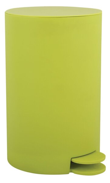 MSV pedálový odpadkový koš OSAKI, pistáciově zelený, plast, 3 L