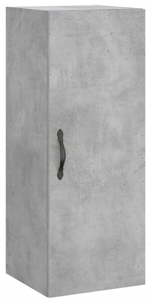 Skříň highboard betonově šedá 34,5x34x180 cm kompozitní dřevo 3199077