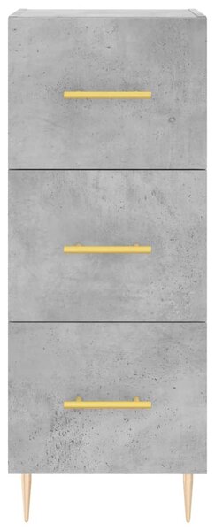 Skříň highboard betonově šedá 34,5x34x180 cm kompozitní dřevo 3198845