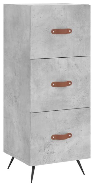 Skříň highboard betonově šedá 34,5x34x180 cm kompozitní dřevo 3198829