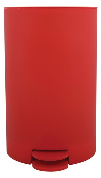 MSV pedálový odpadkový koš OSAKI, červený, plast, 3 L