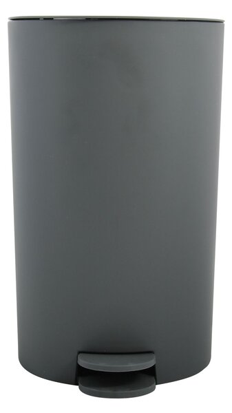 MSV pedálový odpadkový koš OSAKI, matný šedý, plast, 3 L