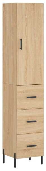 Skříň highboard dub sonoma 34,5 x 34 x 180 cm kompozitní dřevo 3198860