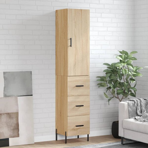 Skříň highboard dub sonoma 34,5 x 34 x 180 cm kompozitní dřevo 3198860