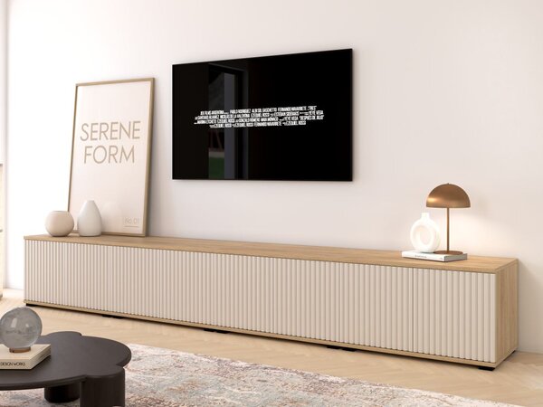 TV stolek Bello 280 cm - dub/kašmír