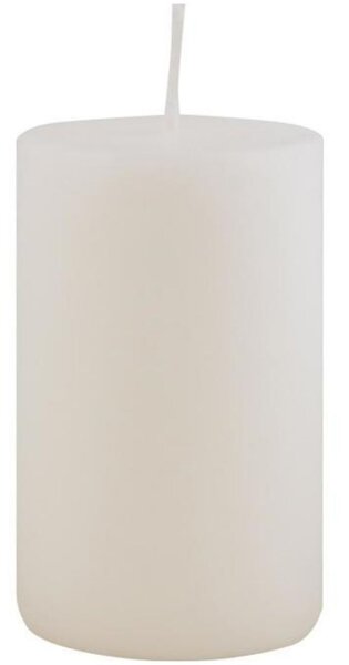 Válcová svíčka bílá 15 cm