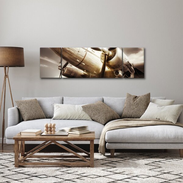 Obraz letadla (170x50 cm)