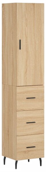 Skříň highboard dub sonoma 34,5 x 34 x 180 cm kompozitní dřevo 3198868