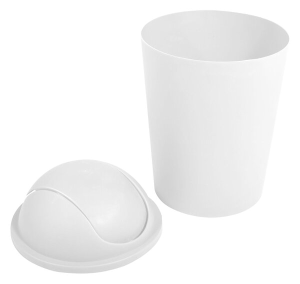MSV výklopný koš AKO, bílý, plast, 5,5 L