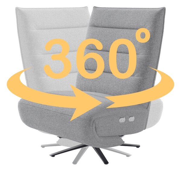 RELAXAČNÍ KŘESLO, textil, antracitová Sit & More - Online Only křesla & taburety, Online Only