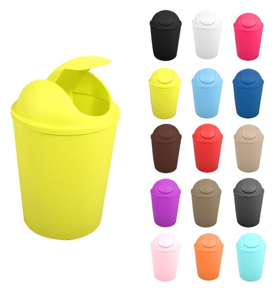 MSV výklopný koš AKO, pistáciově zelený, plast, 5,5 L