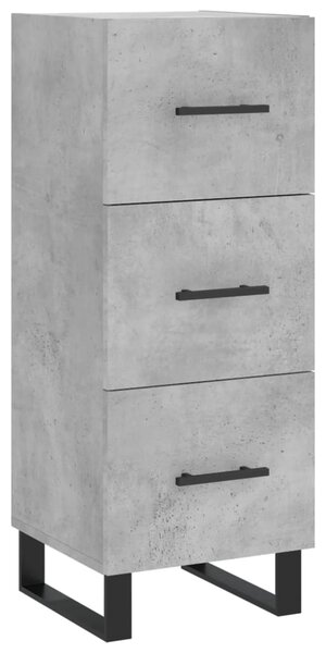 Skříň highboard betonově šedá 34,5x34x180 cm kompozitní dřevo 3198877
