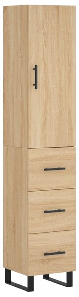Skříň highboard dub sonoma 34,5 x 34 x 180 cm kompozitní dřevo 3198876