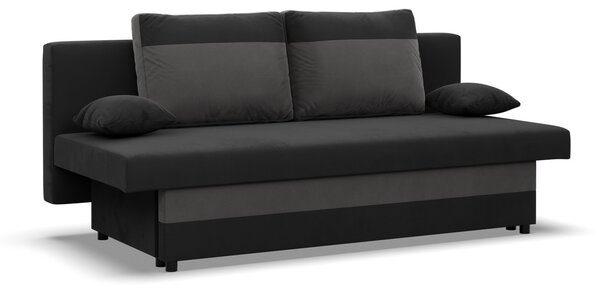 Velká rozkládací pohovka SONY model 2 Černá-šedá