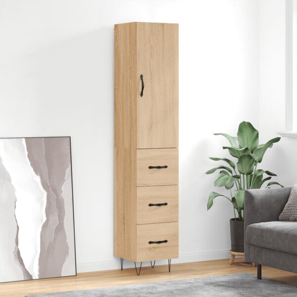 Skříň highboard dub sonoma 34,5 x 34 x 180 cm kompozitní dřevo 3198884