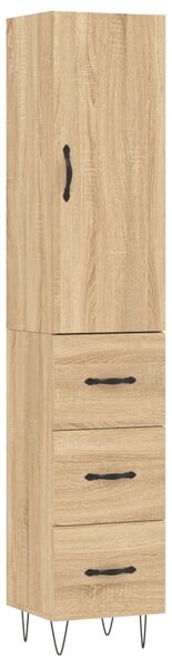 Skříň highboard dub sonoma 34,5 x 34 x 180 cm kompozitní dřevo 3198884