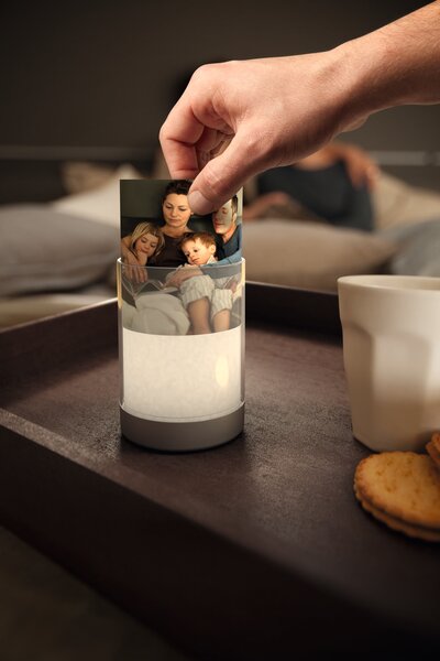 71923/48/P0 DEKORATIVNÍ LAMPA NA FOTKU LED 0,3W vč.baterií, šedá