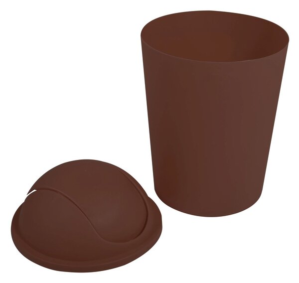 MSV výklopný koš AKO, hnědý, plast, 5,5 L