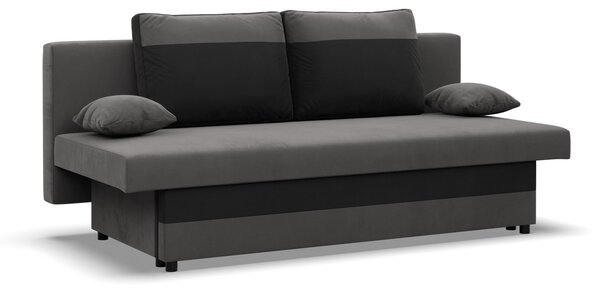 Velká rozkládací pohovka SONY model 2 Šedá-černá