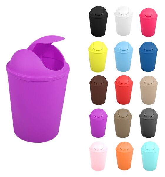 MSV výklopný koš AKO, fialový, plast, 5,5 L