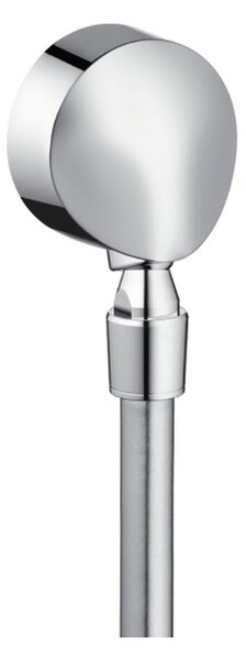 Hansgrohe FixFit přípojka hadice se zpětným ventilem a kulovým kloubem E, chrom 27505000