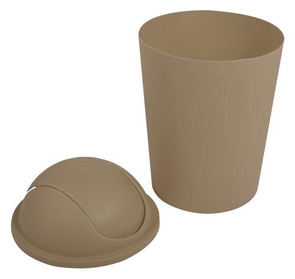 MSV výklopný koš AKO, šedohnědý, plast, 5,5 L