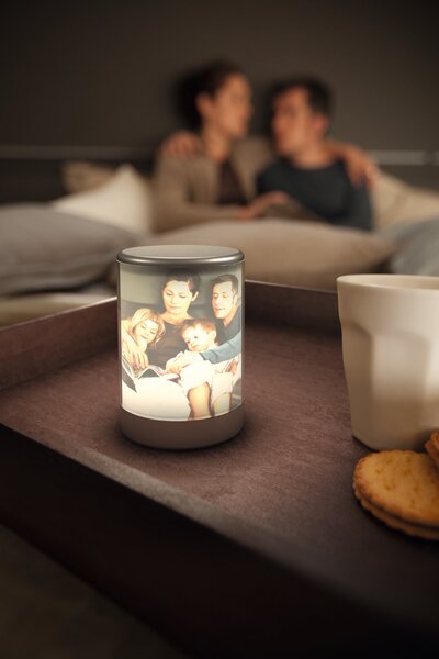 71923/48/P0 DEKORATIVNÍ LAMPA NA FOTKU LED 0,3W vč.baterií, šedá